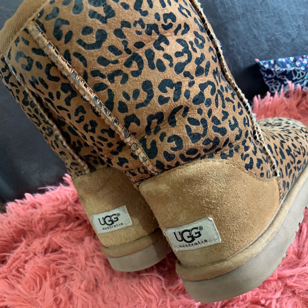Ugg leopard print boots